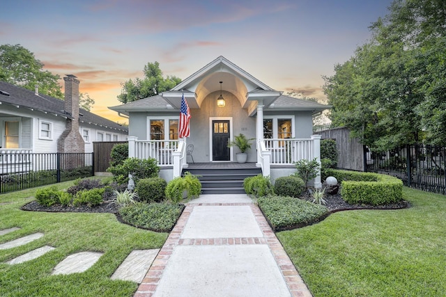 1811 Harvard St, Houston, TX 77008 - bungalow with stucco siding and a porch