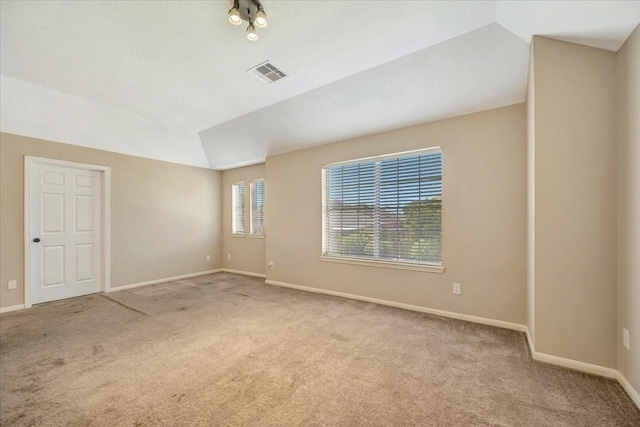 4235 Park Ridge Dr, Pasadena, TX 77504 - spare room with carpet floors and lofted ceiling