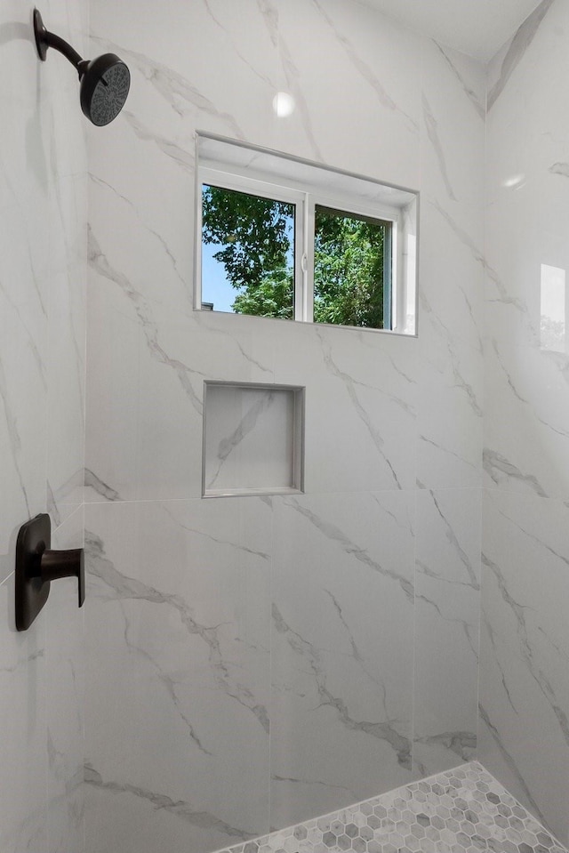 3518 Misty Moss, Montgomery, TX 77356 - full bathroom featuring a marble finish shower