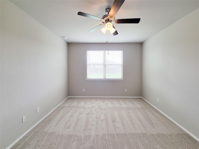 5426 Redwood Summit Ln, Katy, TX 77449 - empty room featuring ceiling fan and light colored carpet