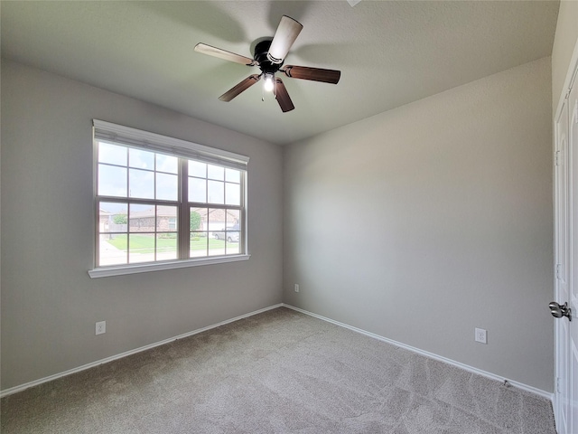 5426 Redwood Summit Ln, Katy, TX 77449 - spare room with carpet and ceiling fan