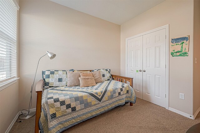 20904 Sunrise Pine View Ln, Katy, TX 77450 - carpeted bedroom featuring baseboards and a closet