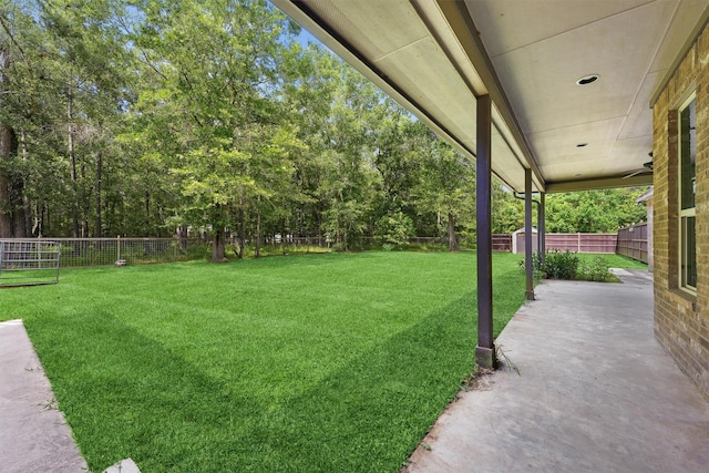 532 County Road 632, Dayton, TX 77535 - view of yard with a patio area
