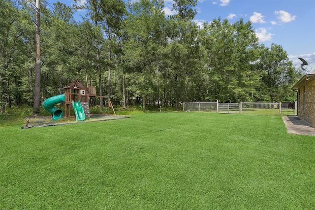 532 County Road 632, Dayton, TX 77535 - view of yard featuring a playground