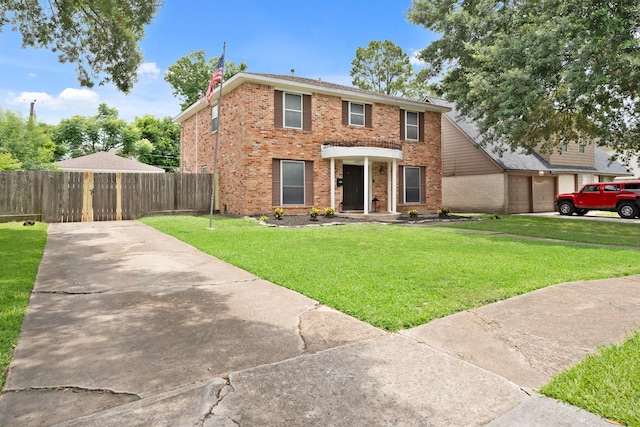 10907 Sagemeadow Ln, Houston, TX 77089 - view of front of property with brick siding and driveway