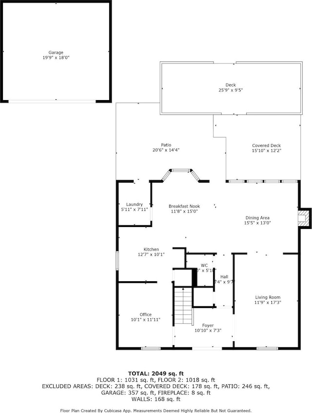 10907 Sagemeadow Ln, Houston, TX 77089 - property floor plan