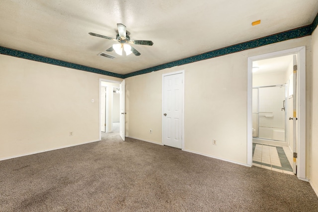 8442 Lettie St, Houston, TX 77075 - carpeted empty room with ceiling fan and baseboards