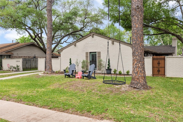 10618 Cranbrook Rd, Houston, TX 77042 - view of front facade featuring a gate and brick siding