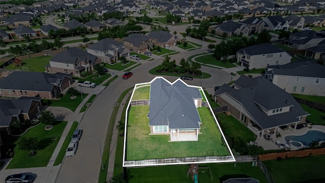 1718 Pepper Grove Ln, Katy, TX 77494 - aerial overview of property's location featuring nearby suburban area and property parcel outlined
