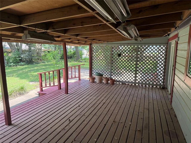 1707 Key St, Waller, TX 77484 - view of deck