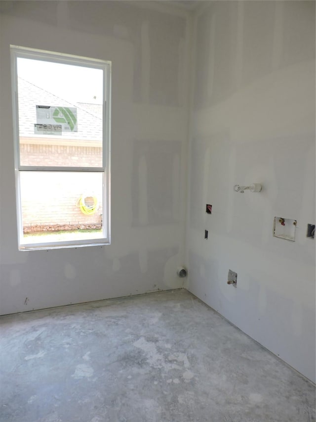 4118 Bear Creek Trce, Baytown, TX 77521 - unfurnished room with unfinished concrete floors