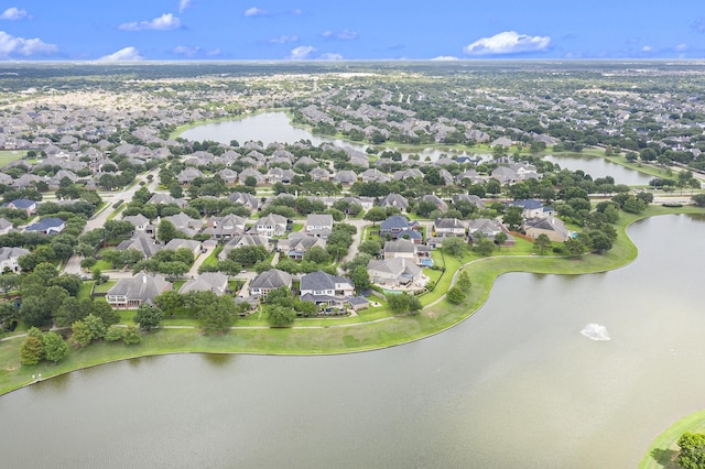 16618 S Swirling Cloud Ct, Cypress, TX 77433 - aerial perspective of suburban area with a large body of water
