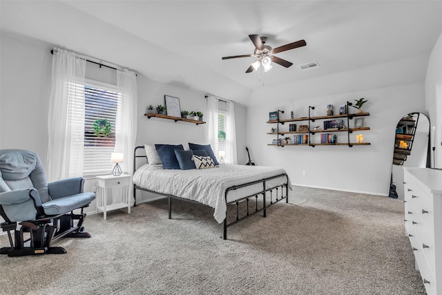 2322 Strong Horse Dr, Conroe, TX 77301 - carpeted bedroom with baseboards and ceiling fan