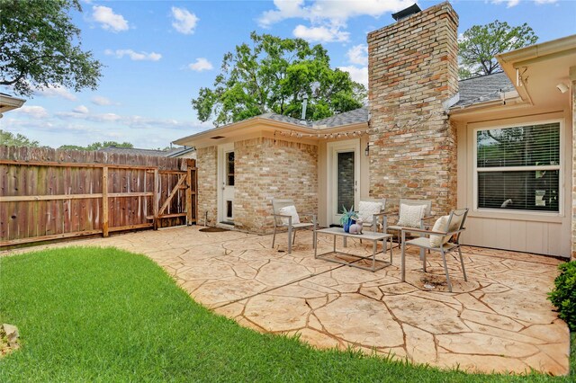 12427 Attlee Dr, Houston, TX 77077 - view of patio