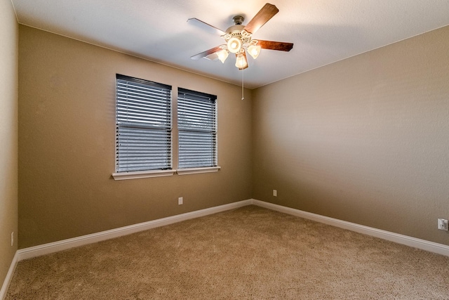 1610 Knox St Unit A, Houston, TX 77007 - carpeted spare room with ceiling fan and baseboards