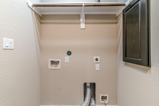 1610 Knox St Unit A, Houston, TX 77007 - washroom with electric dryer hookup, hookup for a washing machine, and hookup for a gas dryer
