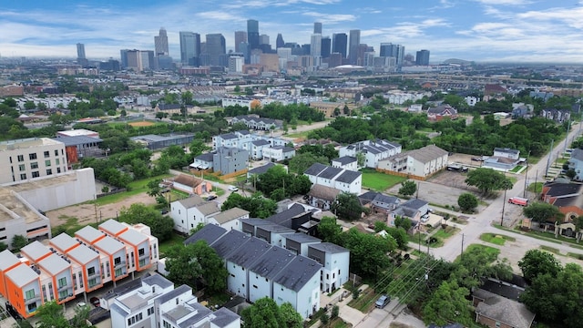 3022 Live Oak St, Houston, TX 77004 - drone / aerial view of city skyline