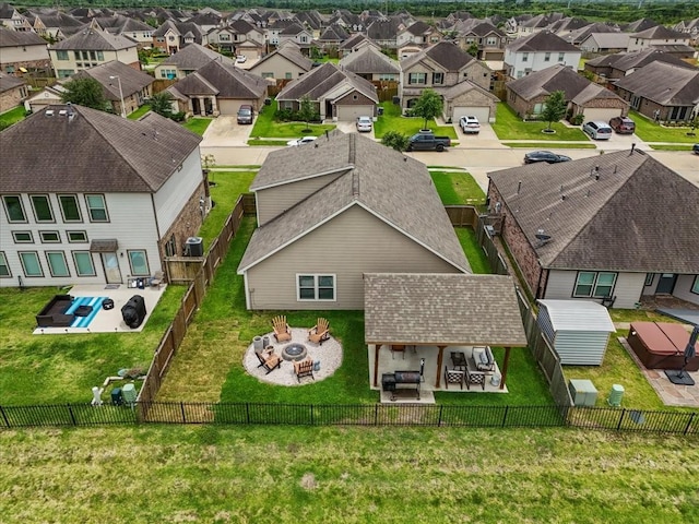 726 Rim Water Dr, Alvin, TX 77511 - aerial perspective of suburban area