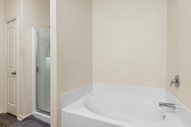 22435 Base Light Dr, Hockley, TX 77447 - full bath with a bath and a shower stall