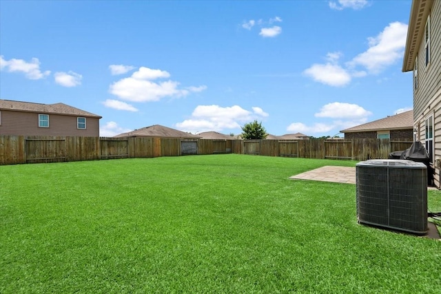 22435 Base Light Dr, Hockley, TX 77447 - fenced backyard featuring a patio area