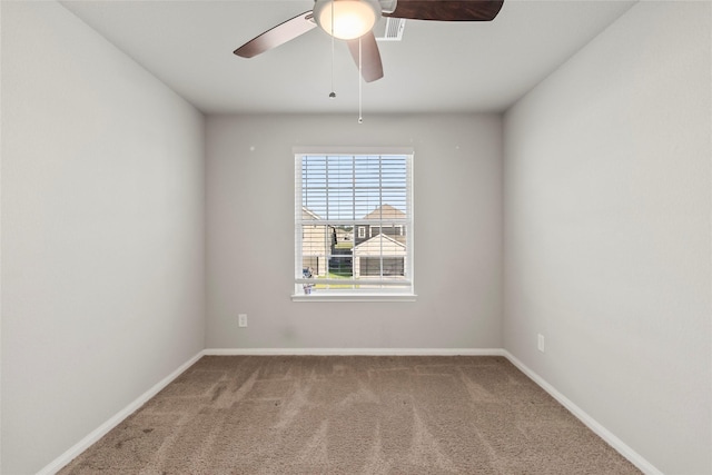 4831 Blue Jacaranda Way, Spring, TX 77373 - unfurnished room featuring carpet flooring, a ceiling fan, and baseboards