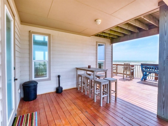 107 Yucca Ave, Surfside Beach, TX 77541 - deck with a water view