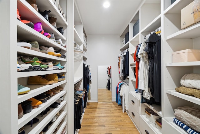 4731 Park Dr, Houston, TX 77023 - spacious closet with light wood-type flooring