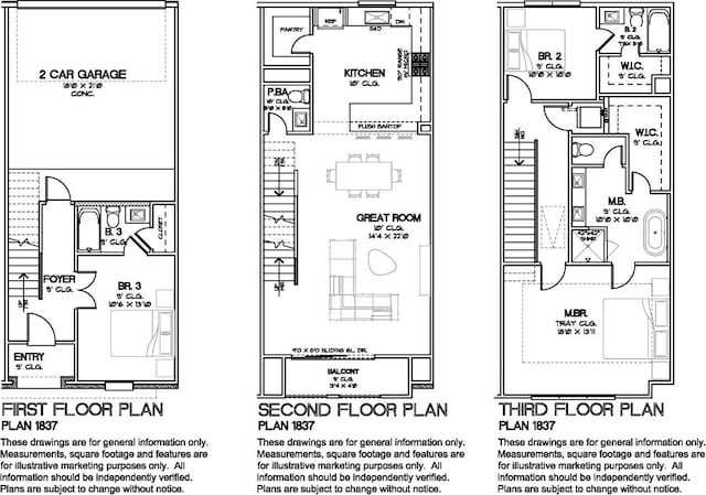 3037 Hicks St, Houston, TX 77007 - floor plan / room layout