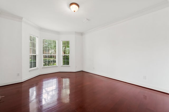 13202 Brushy Knoll Ln, Sugar Land, TX 77498 - spare room with wood finished floors, ornamental molding, and baseboards