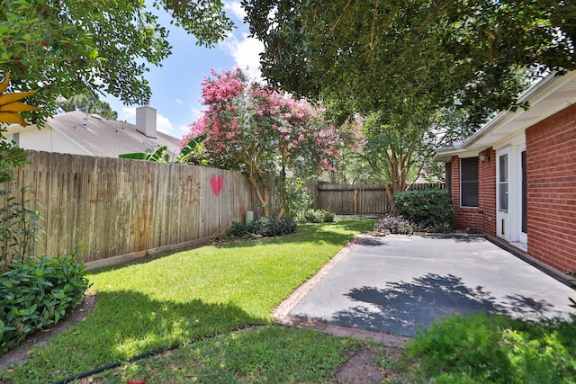 8006 Virginia Water Ln, Houston, TX 77095 - fenced backyard with a patio