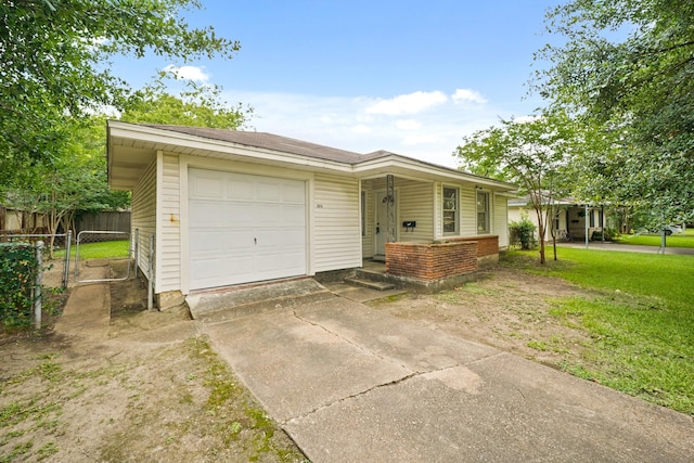5814 Darnell St, Houston, TX 77074 - view of front of home with concrete driveway and a garage