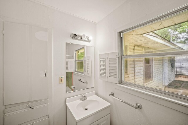 5814 Darnell St, Houston, TX 77074 - bathroom with vanity and plenty of natural light