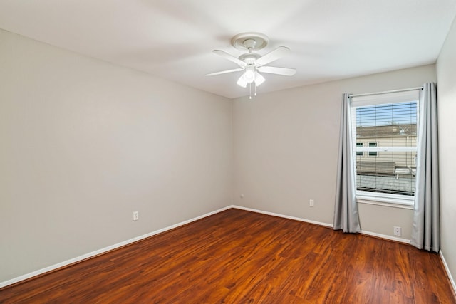 820 Threadneedle St Unit 248, Houston, TX 77079 - unfurnished room with wood finished floors and a ceiling fan