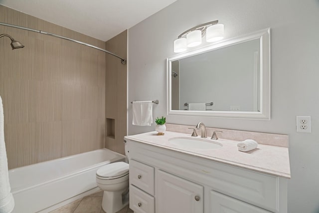 820 Threadneedle St Unit 248, Houston, TX 77079 - full bath with  shower combination, vanity, and tile patterned floors