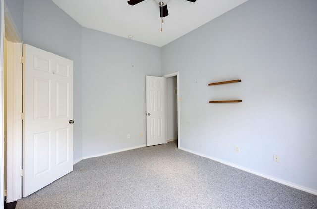 13012 Balsam Breeze Ln, Pearland, TX 77584 - unfurnished bedroom featuring carpet, baseboards, and ceiling fan