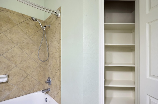 13012 Balsam Breeze Ln, Pearland, TX 77584 - bathroom with bathtub / shower combination and a closet