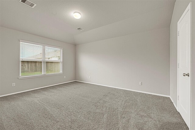 20910 Corisande St, Katy, TX 77449 - spare room featuring carpet floors and vaulted ceiling