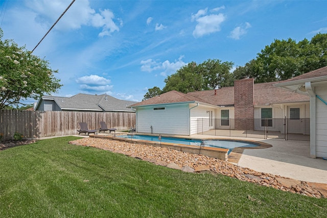 6526 Mert St, Katy, TX 77493 - view of pool with a patio area