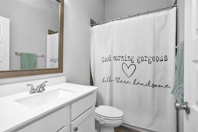 20423 Noble Arabian Dr, Tomball, TX 77377 - full bathroom with vanity and a shower with shower curtain