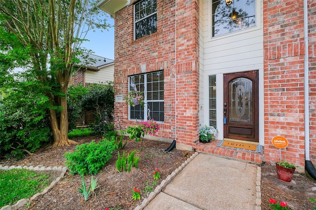 3606 Mira Glen Dr, Pearland, TX 77584 - entrance to property featuring brick siding
