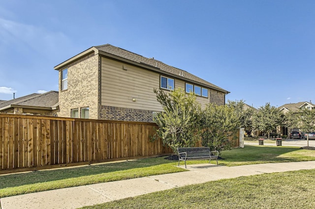 19251 N Cottonwood Green Ln, Cypress, TX 77433 - view of side of home featuring brick siding