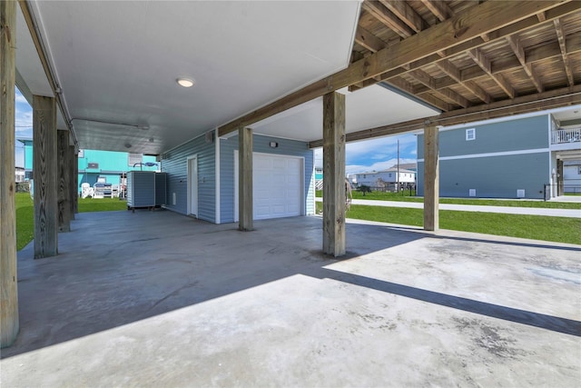 4023 Grayson Dr, Galveston, TX 77554 - view of patio with a carport