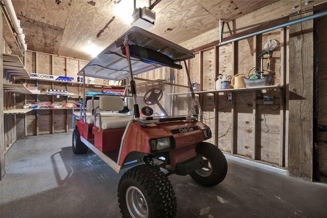 4023 Grayson Dr, Galveston, TX 77554 - garage with a garage door opener