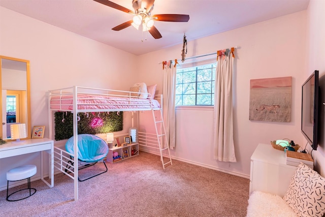 5343 Appleblossom Ln, Friendswood, TX 77546 - bedroom featuring carpet floors and ceiling fan