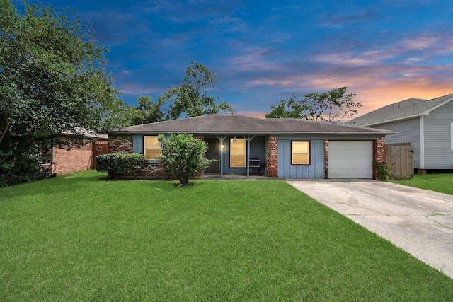 5423 Lillian St, Baytown, TX 77521 - single story home featuring an attached garage and driveway