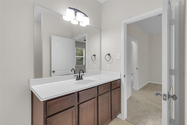 7571 Fettle Ln, Conroe, TX 77304 - bathroom featuring vanity and baseboards