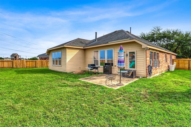 7523 Chathan Glen Ln, Richmond, TX 77407 - back of house featuring a patio
