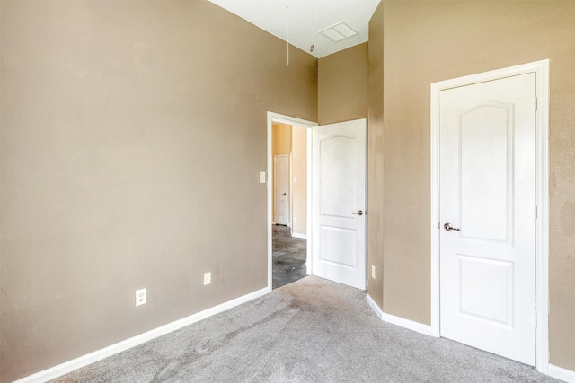 7523 Chathan Glen Ln, Richmond, TX 77407 - unfurnished bedroom featuring attic access, carpet flooring, and baseboards