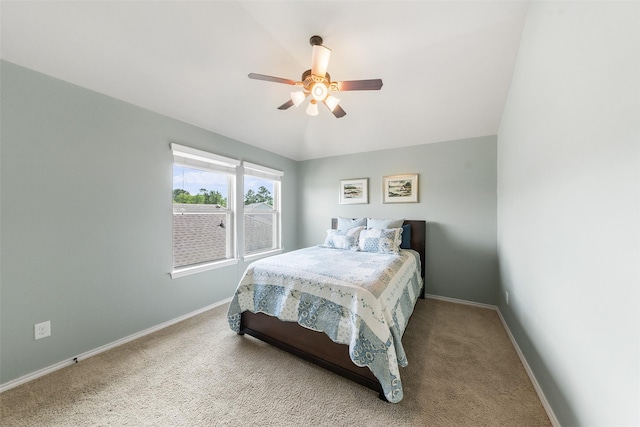 1406 Kallie Hills Ln, Spring, TX 77386 - bedroom featuring carpet flooring, baseboards, and a ceiling fan