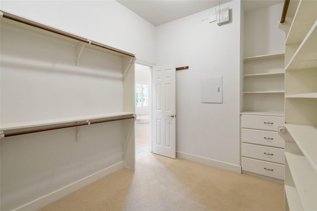 5507 Val Verde St, Houston, TX 77056 - walk in closet featuring light colored carpet